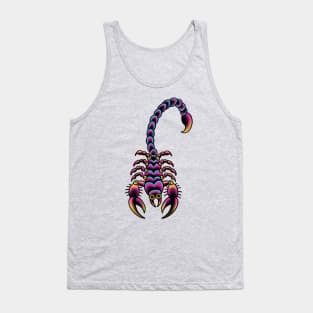 Neo Trad Scorion Tattoo Tank Top